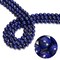 Kitcheniva Lapis Lazuli Smooth Round Beads 15.5&#x22; Strand